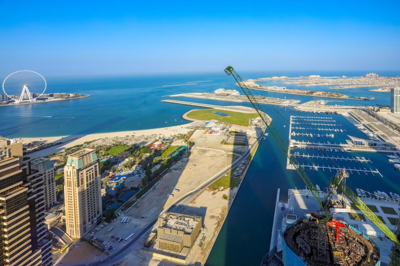 Ferienwohnung Penthouse In Dubai Marina , Cayan Tower , Sea View Exterior foto