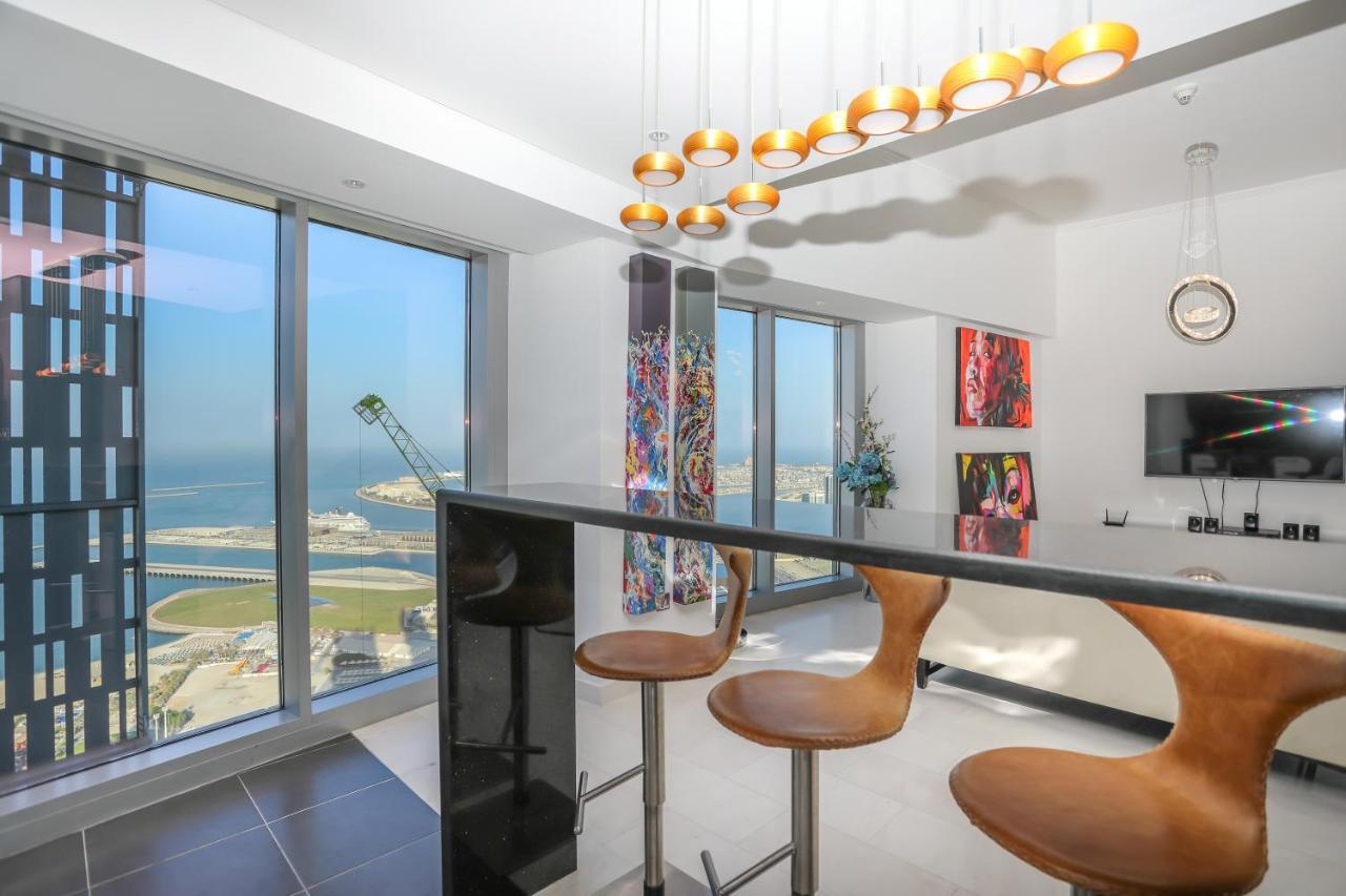 Ferienwohnung Penthouse In Dubai Marina , Cayan Tower , Sea View Exterior foto